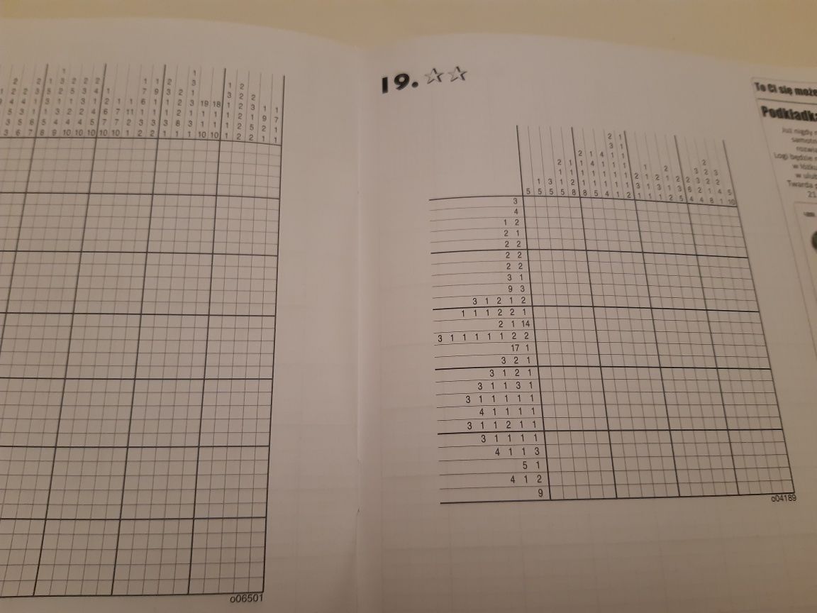 Obrazki logiczne. Łamigłówki. Stan bdb.
