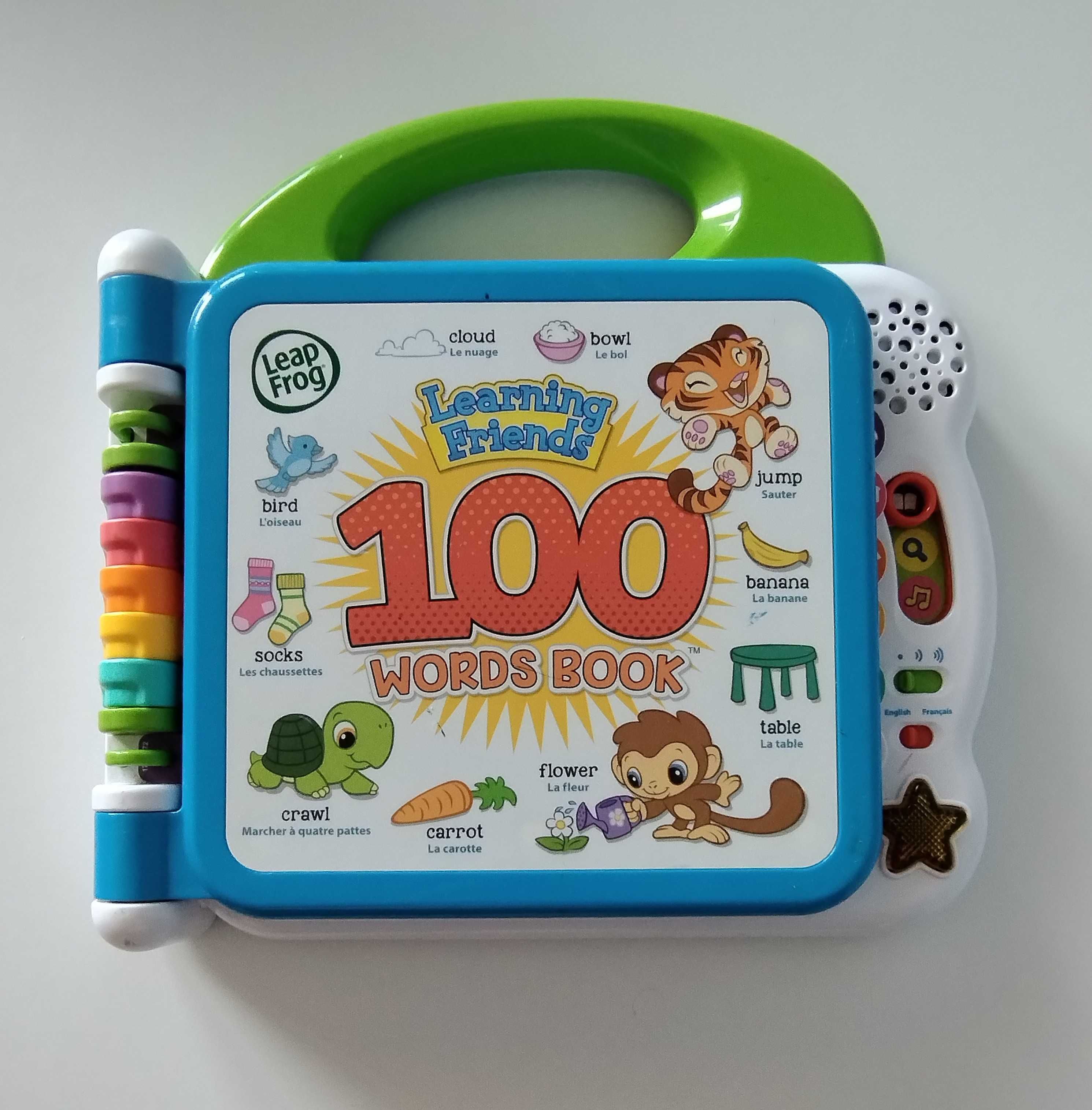 LeapFrog Vtech Interaktywna książka 100 words book english french