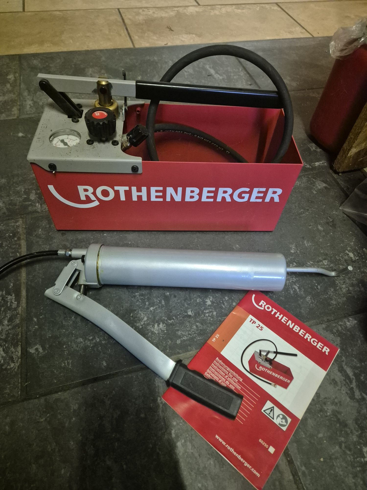 ROTHENBERGER pompa testowa
