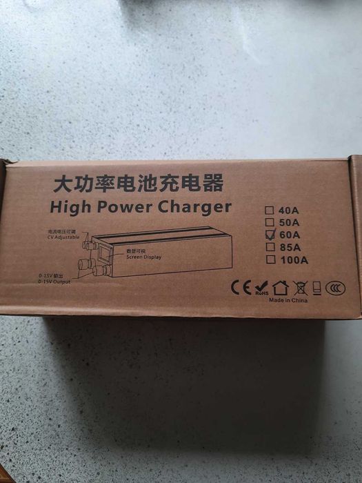 Зарядка з регулюванням для LiFePO4 акумуляторів 0-60А