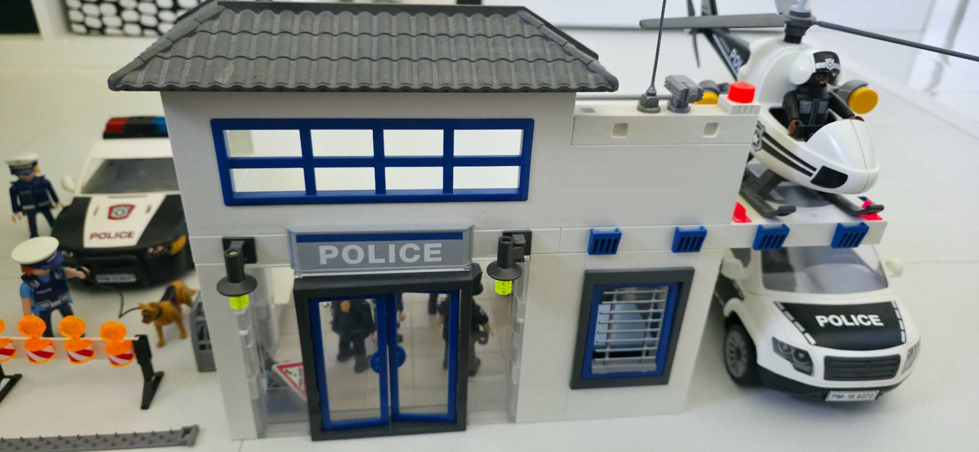 PLAYMOBIL 2 ZESTAWY Komisariat Policji z Więzieniem Posterunek Policji