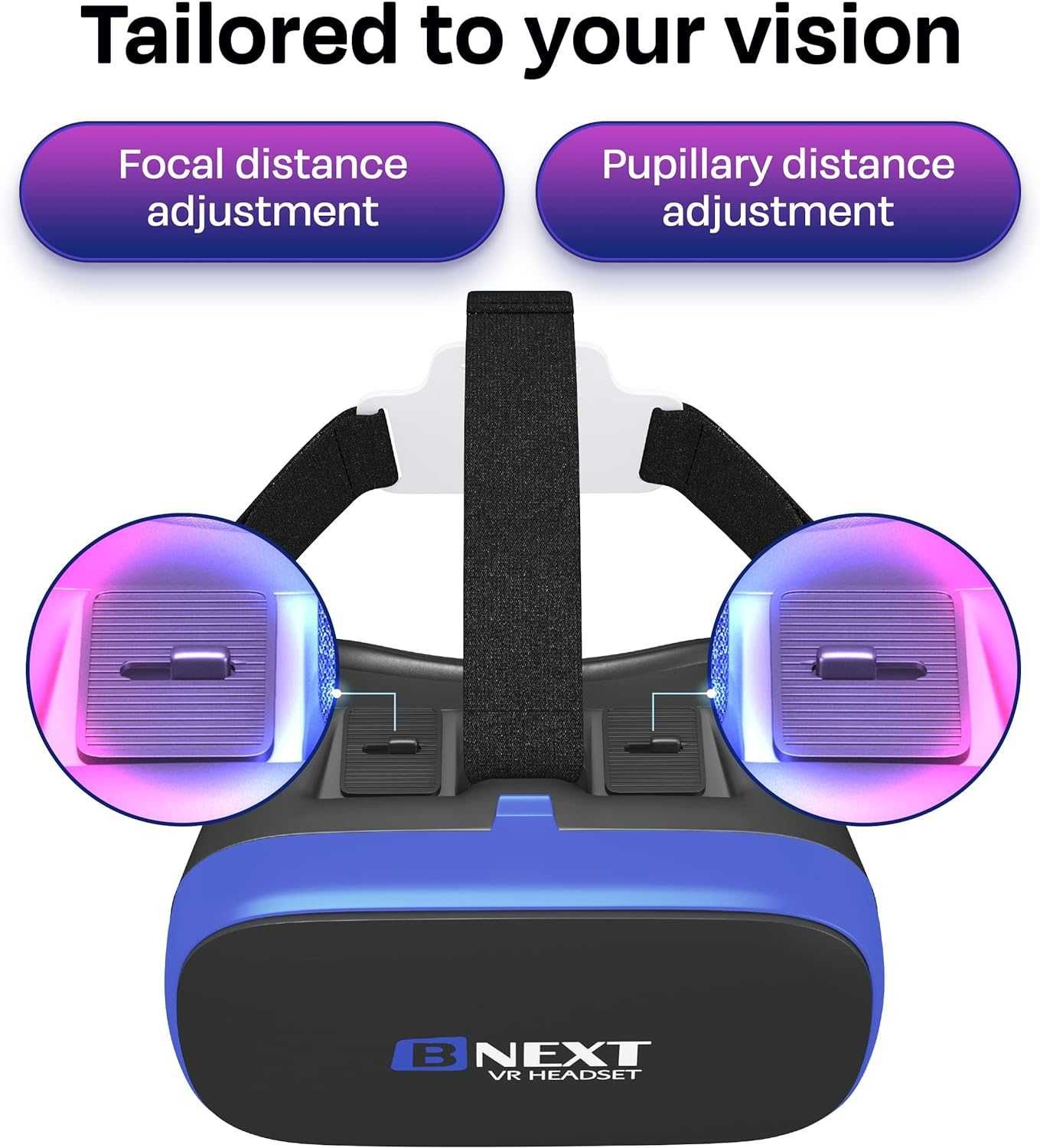 Okulary VR Bnext Niebieskie