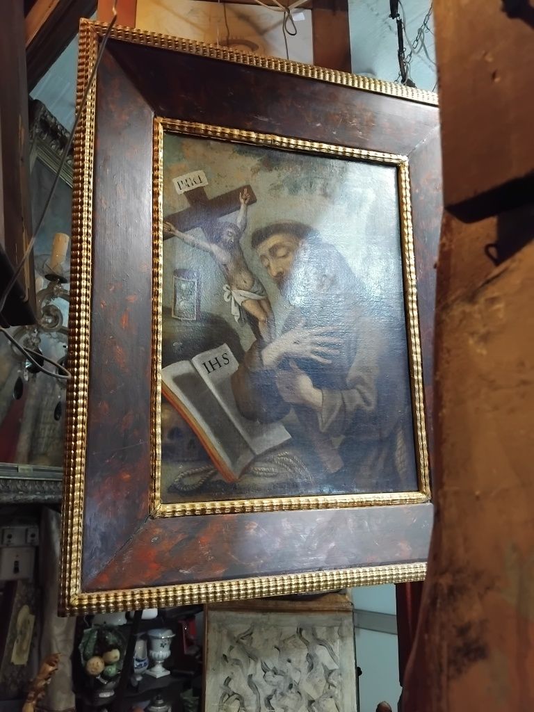 Pintura óleo sobre tela século XVIII