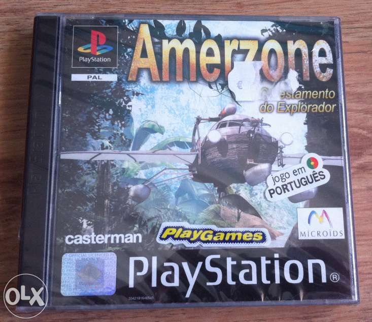 Jogo ps1 - amerzone (ainda embalado)