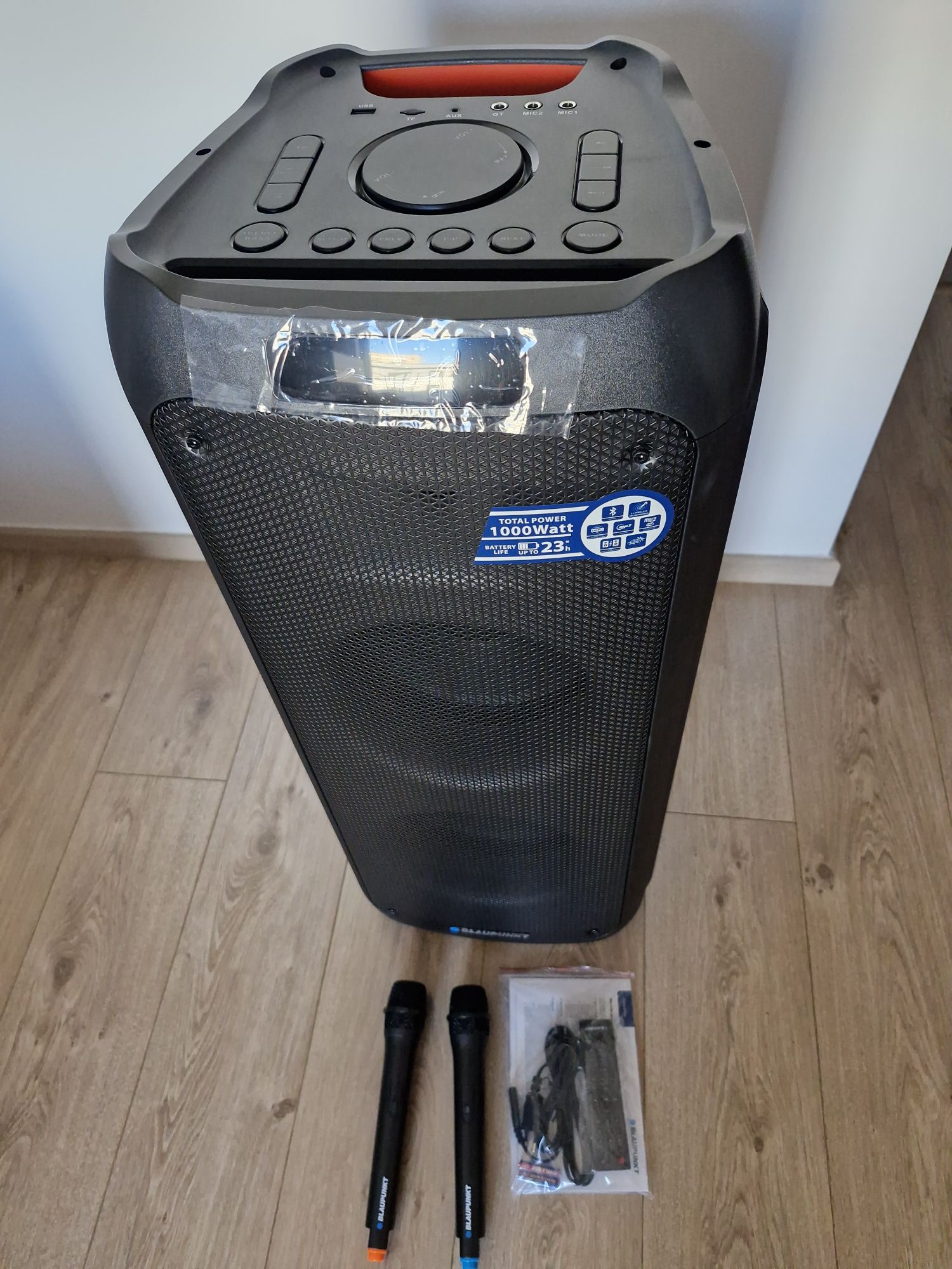 Kolumna Blaupunkt PB10DB + 2 x mikrofon