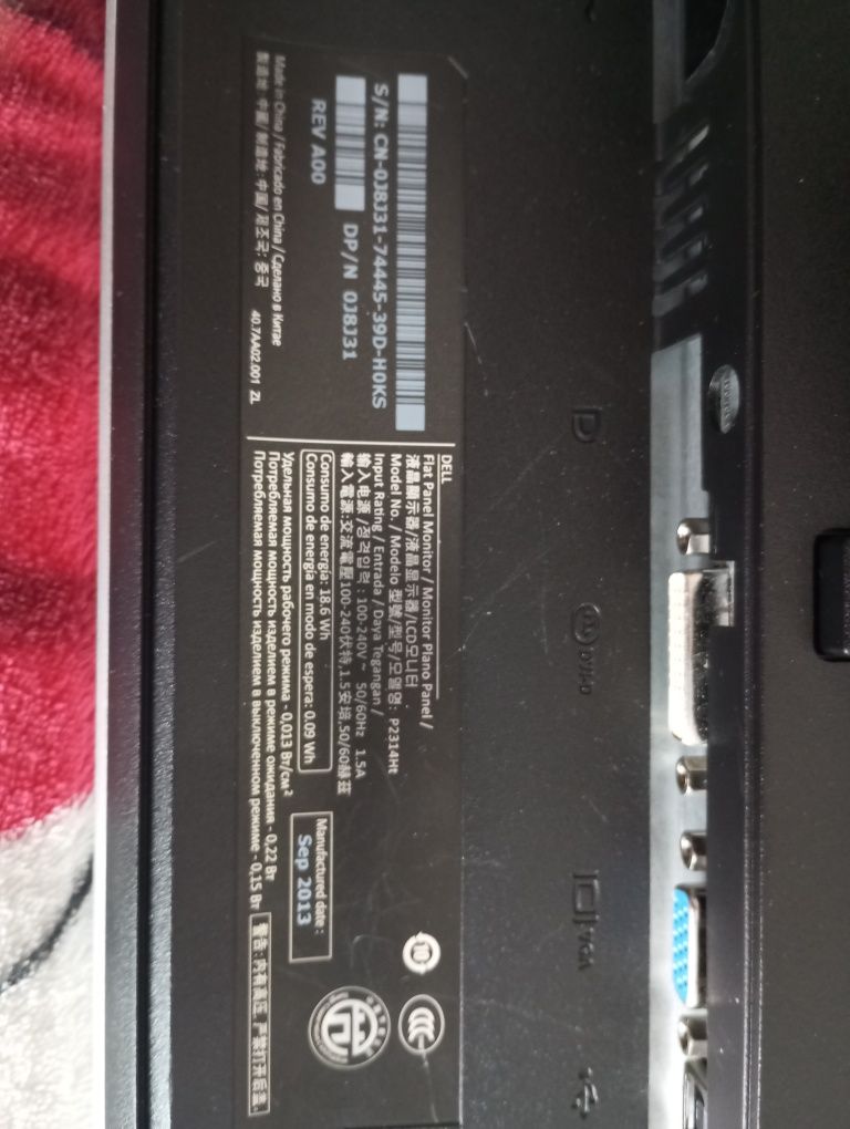 монитор dell rev a00