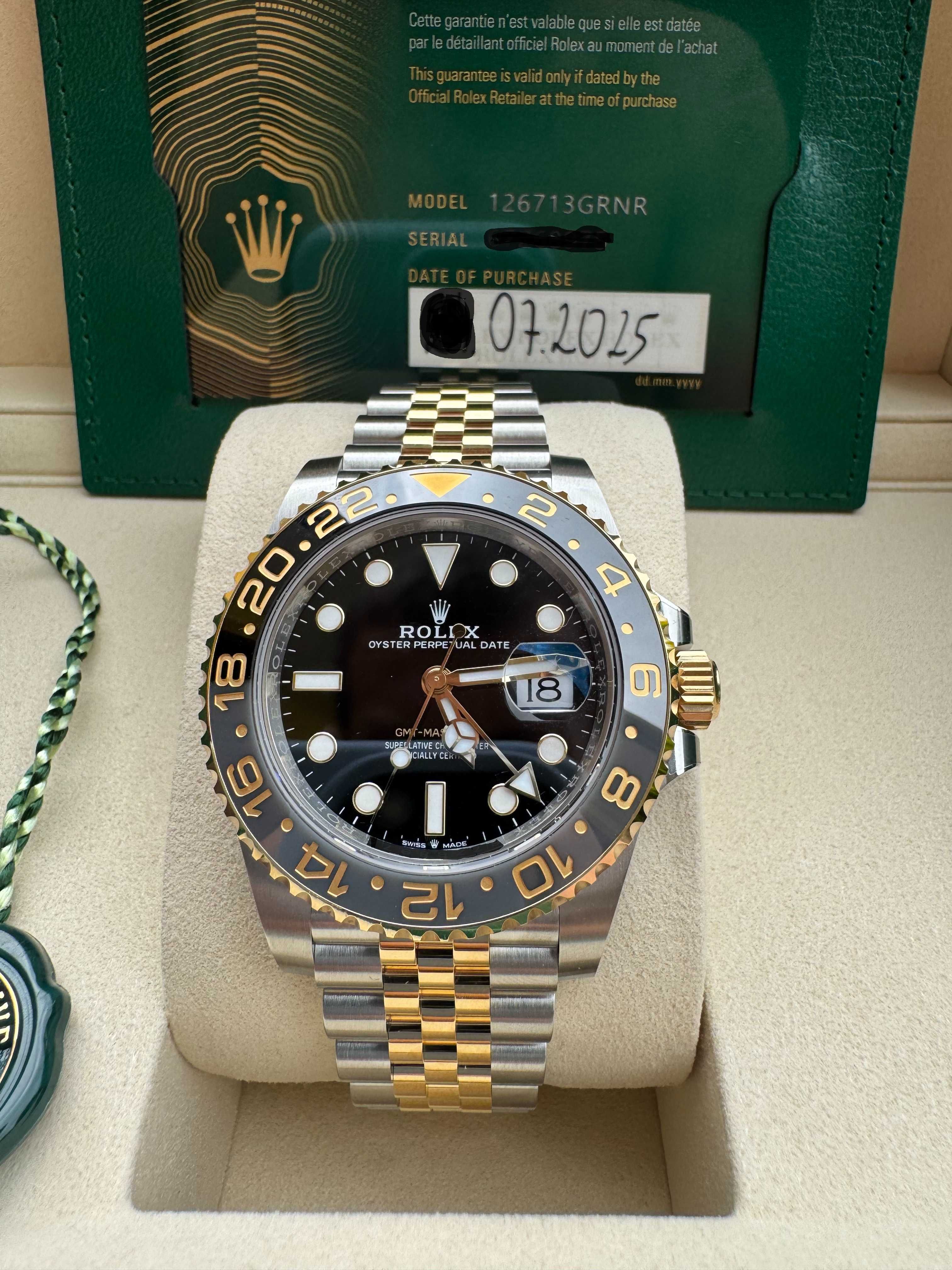 Rolex GMT Master II 126713 GRNR  Nowy 2025r.