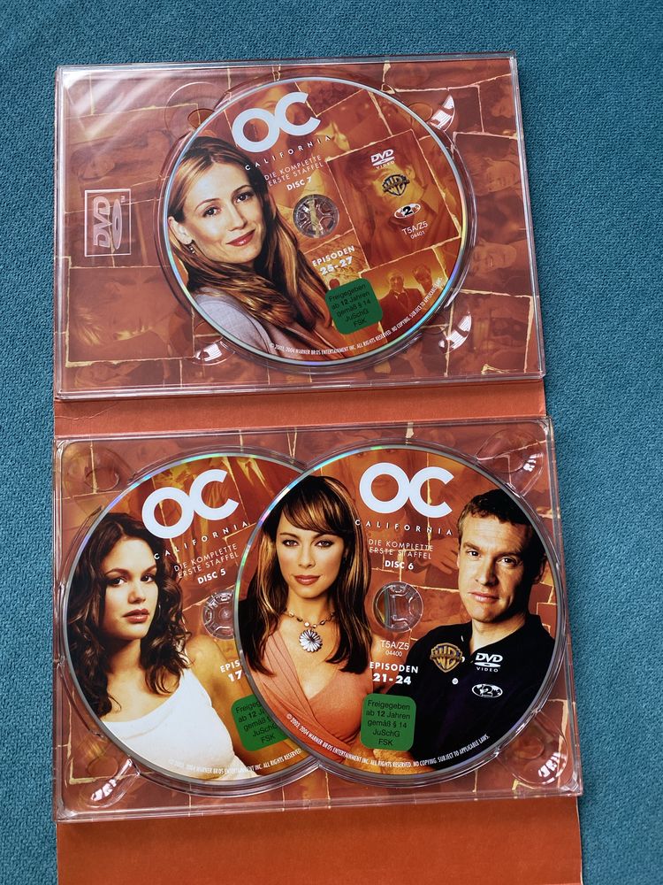 Serial Życie na fali, The OC  DVD 1-3 sezony