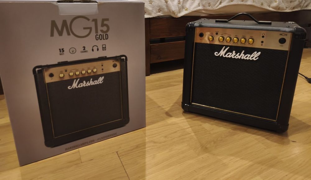Wzmacniacz gitarowy Marshall MG15 gold