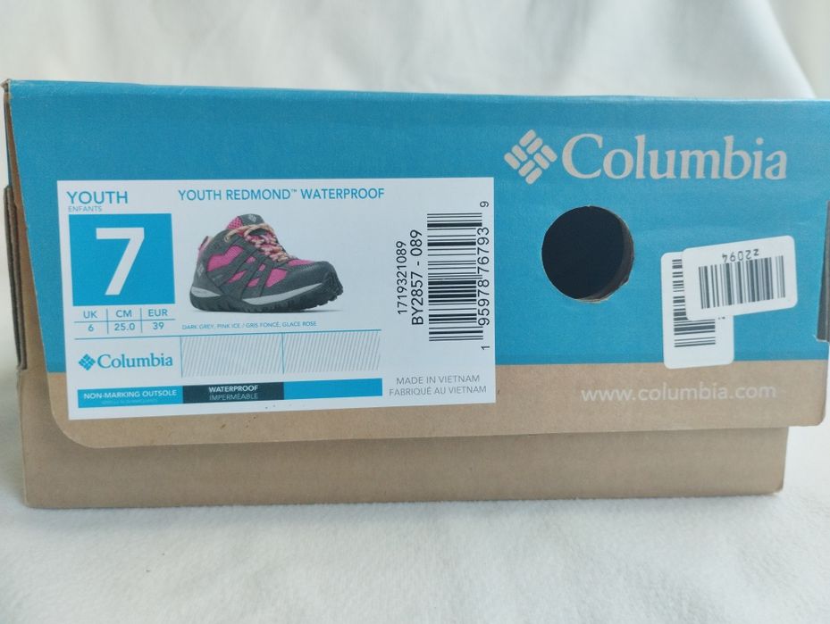 Buty trekkingowe Columbia roz. 39, stan idealny