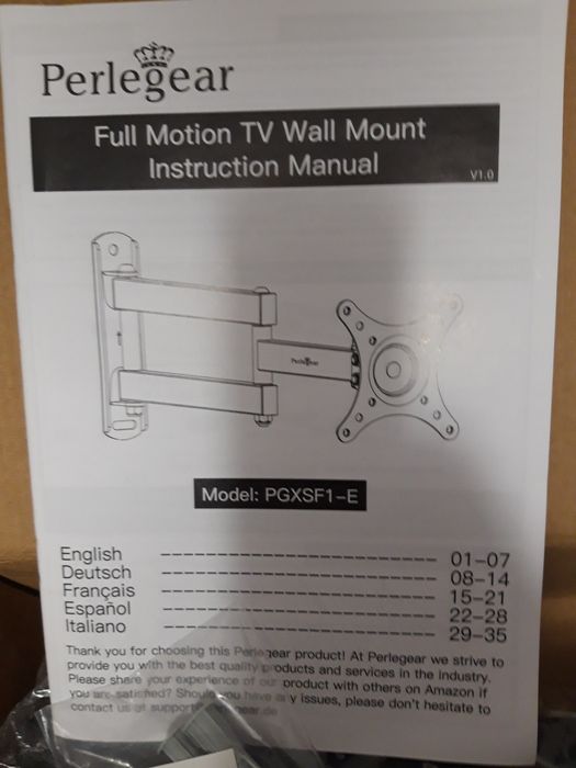 Uchwyt montażowy do telewizorów monitorów 10"-32" PERLEGEAR