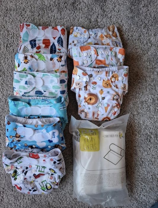 Fraldas Reutilizáveis 0m-36m novas