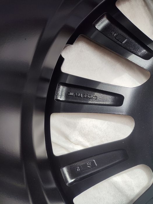 NOWE CZARNE MATOWE alufelgi TESLA 19 5x114,3 et45 9,5J 3 Y 2023. 2024