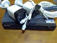 NVR 8ch ,4k LAVIEW e 2 camaras de 2,1 mpx -POE