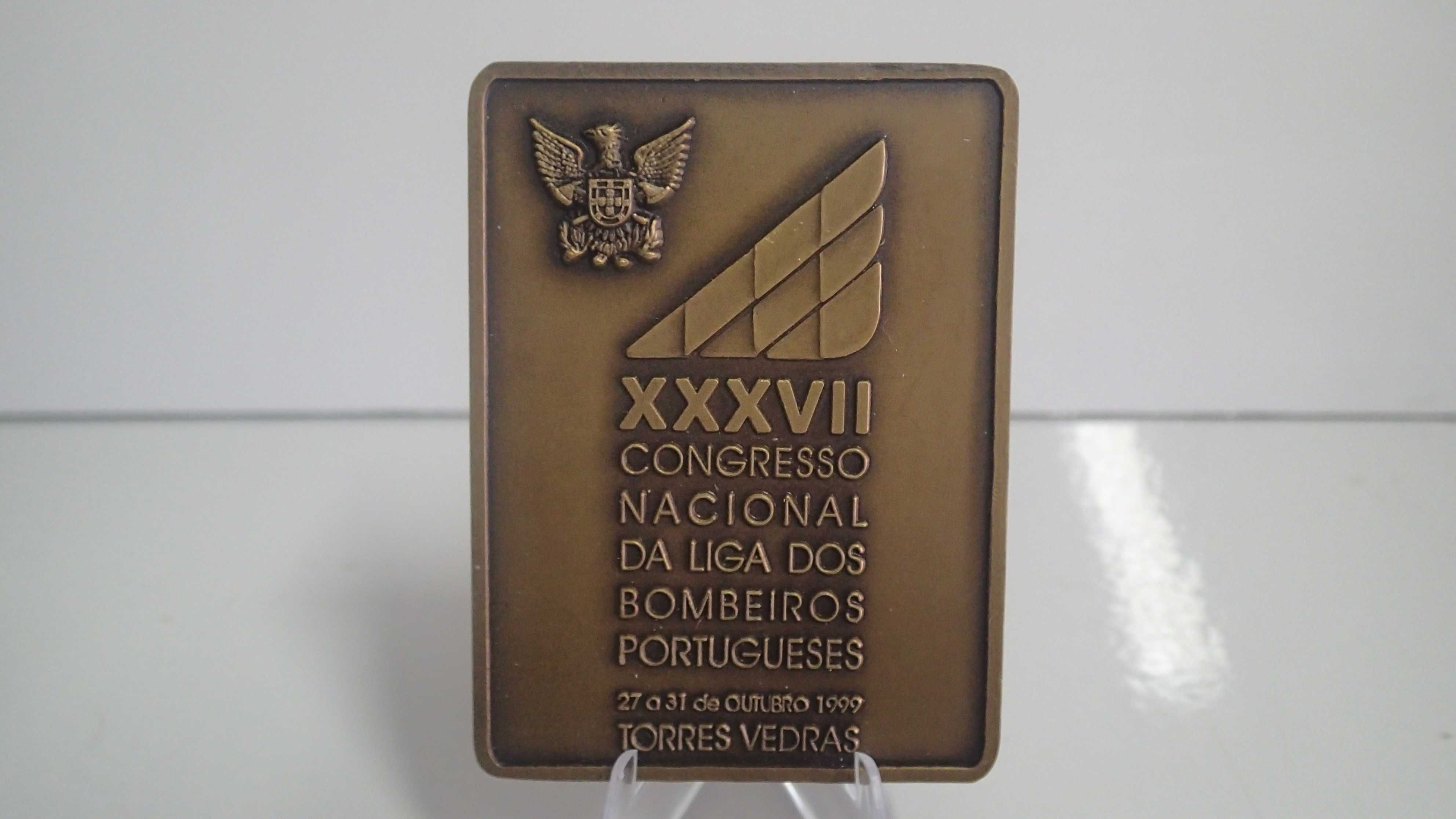 Placas em Bronze dos Bombeiros Portugueses