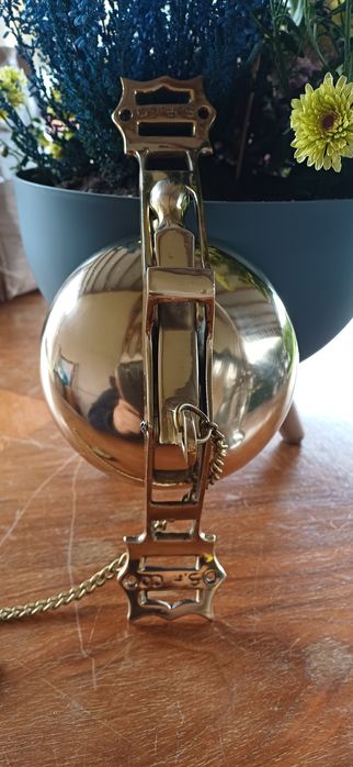 Vintage dzwonek ścienny mosiądz S.F.Co. lata 80-90