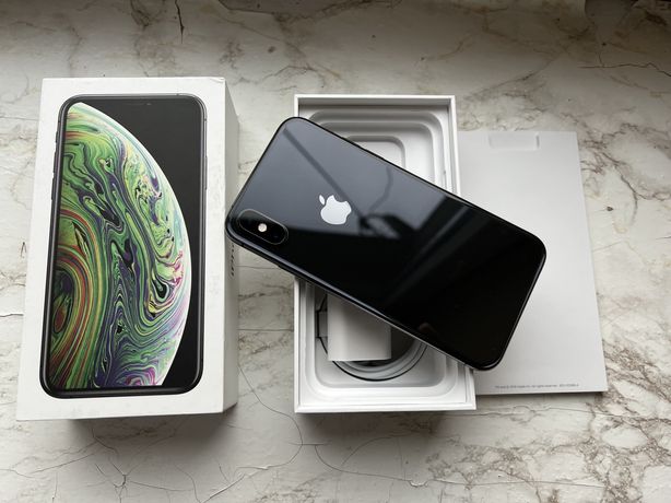 Apple Iphone XS 64 GB szary stan idealny folia hermetyczna