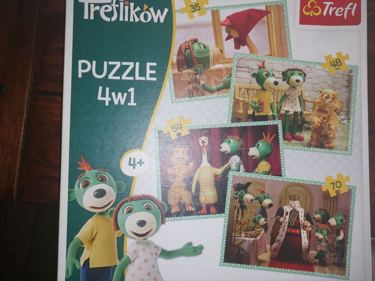 Puzzle 2+1 gratis, Trefliki 207el. Kotki 160 el