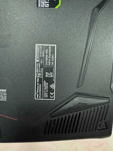 Продам ігровий ноутбук MS-16R3