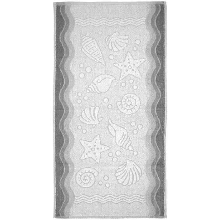 OCEAN - ręcznik popielaty 70 x 140 [cm] popiel