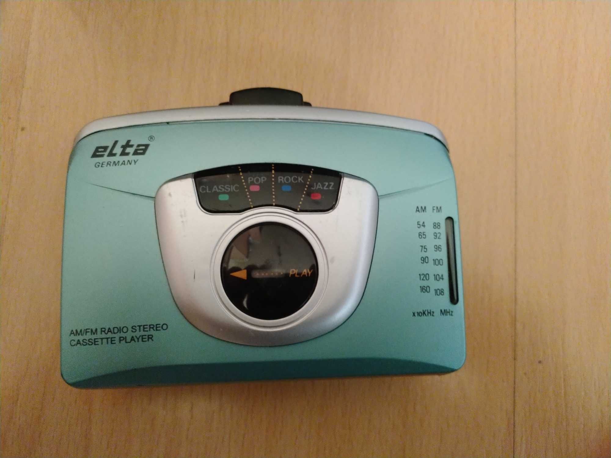Walkmen ELTA z radiem i słuchawkami jak nówka + gratis