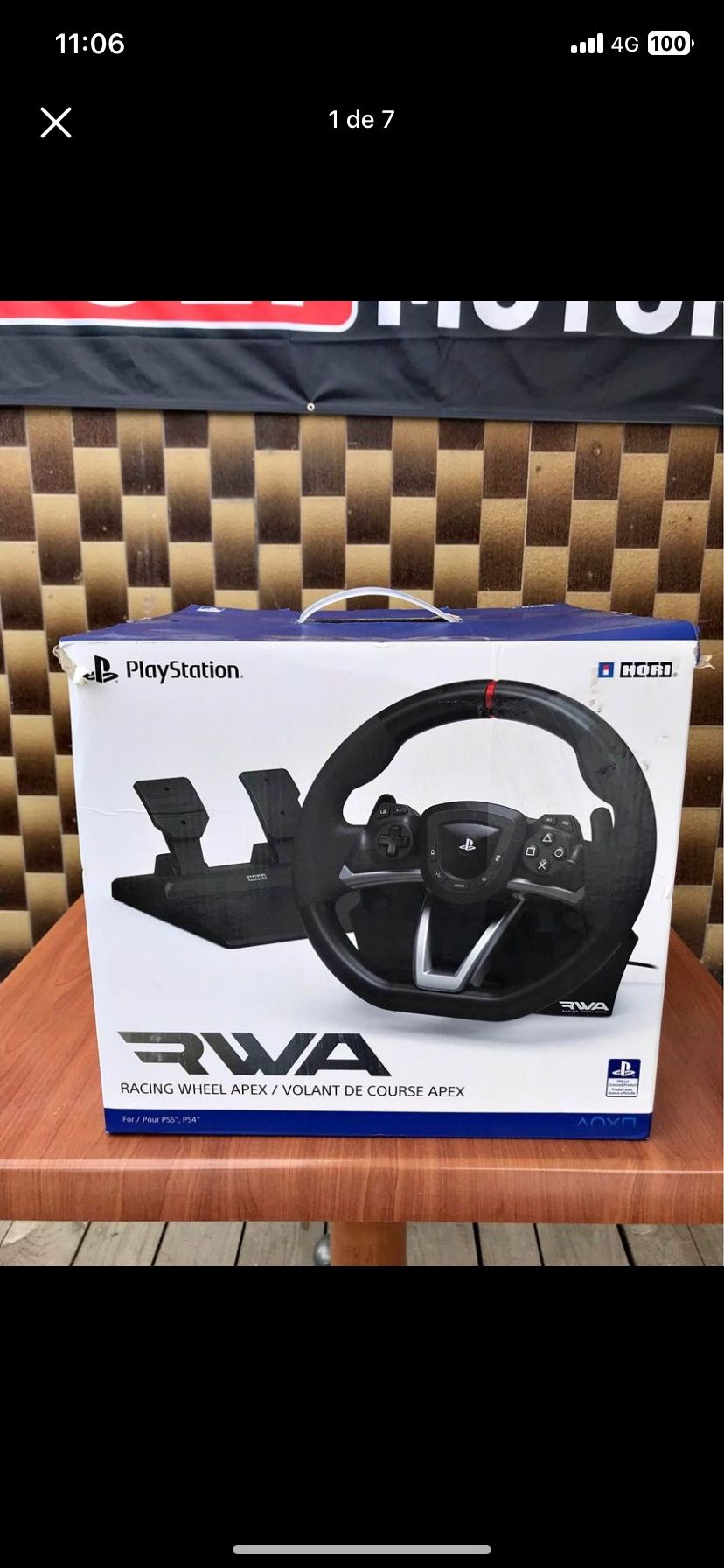 Volante para ps4, ps5 e pc