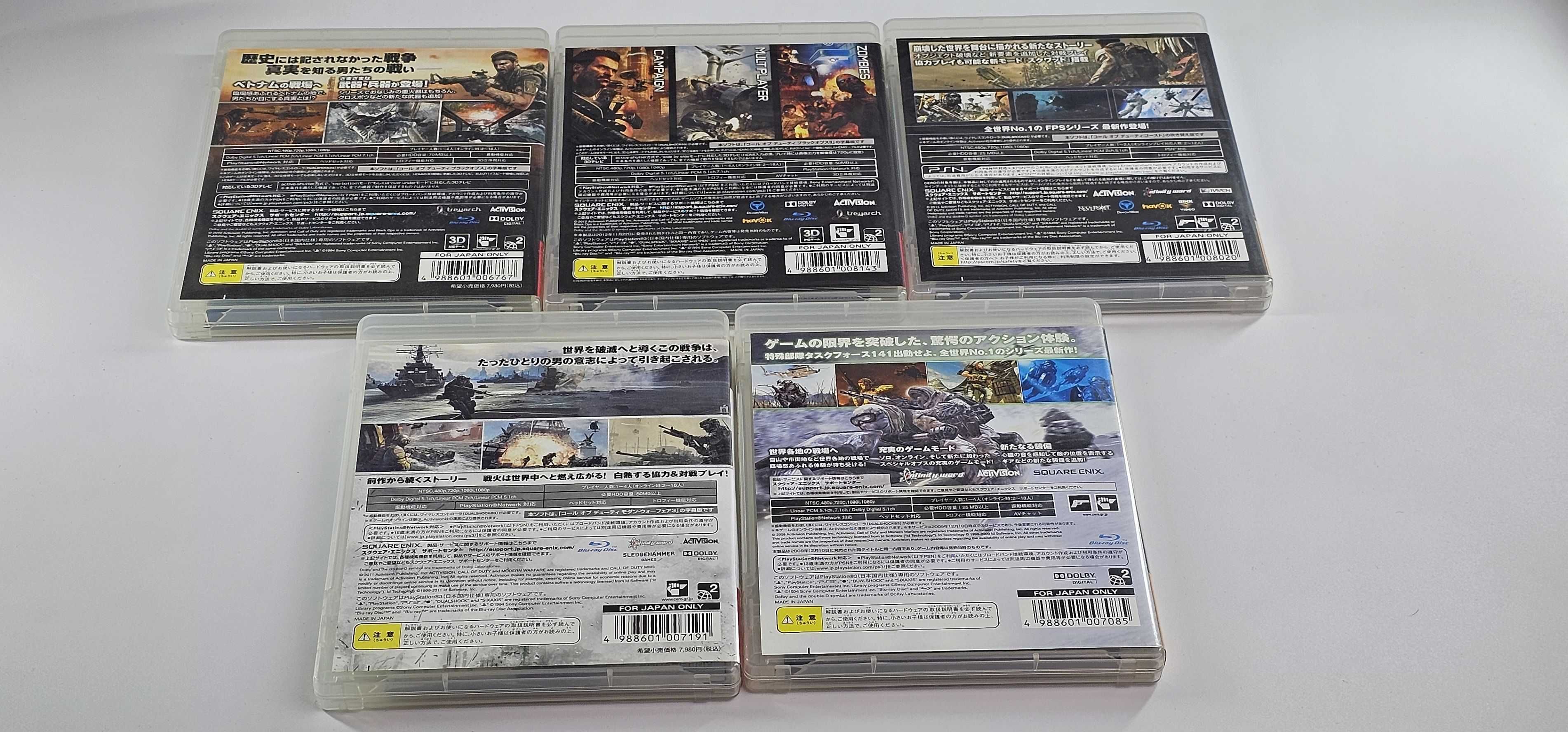 Call of Duty seria 5ciu gier na Playstation 3