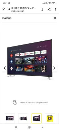 Sharp Aquos 40" Smart TV LED UHD/4K Android