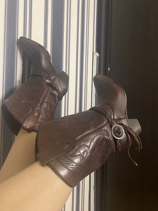 Чоботи козаки шкіряні Мексика