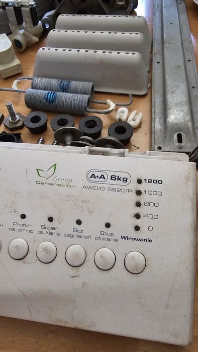 Części zamienne do pralki Whirlpool AWO/D 5520/P koło pasek silnik wąż