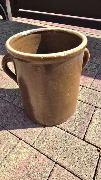 Kamionka  gliniany na mięso ogórki 10l.