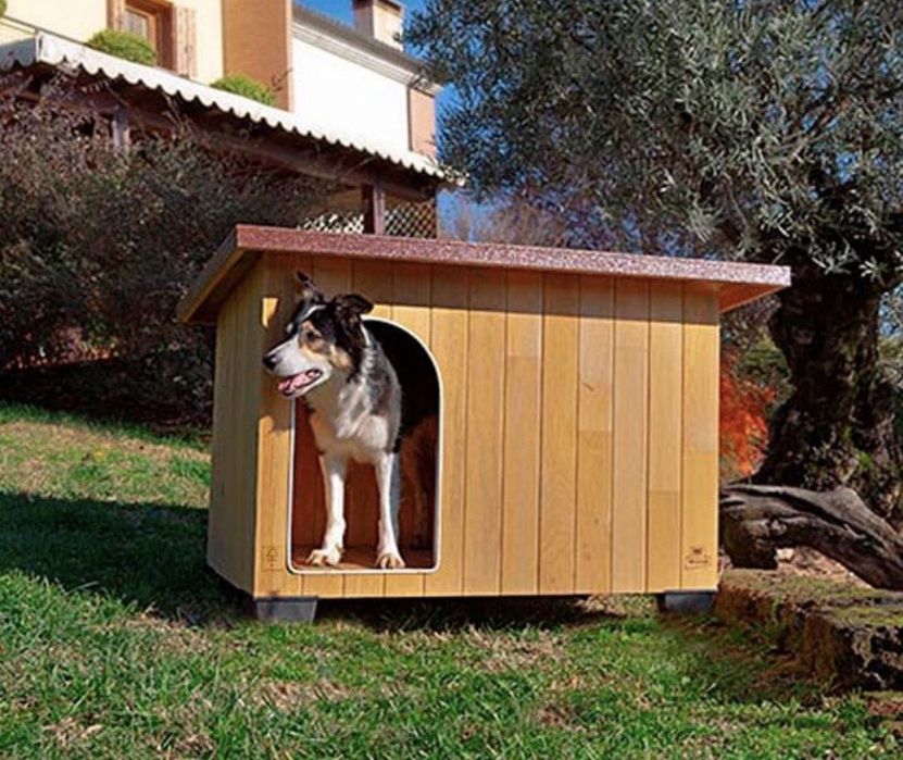 Дерев'яна будка для великих собак Ferplast BAITA 100