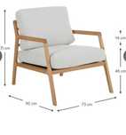 fotel westwing collection becky debowy bouclee