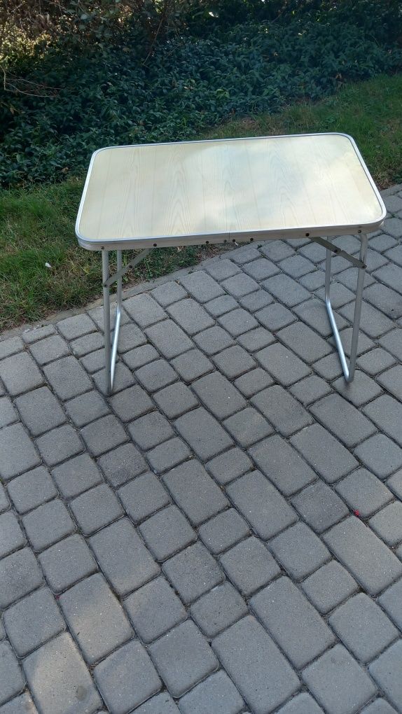 Stolik składany turystyczny (aluminiowy) PRL