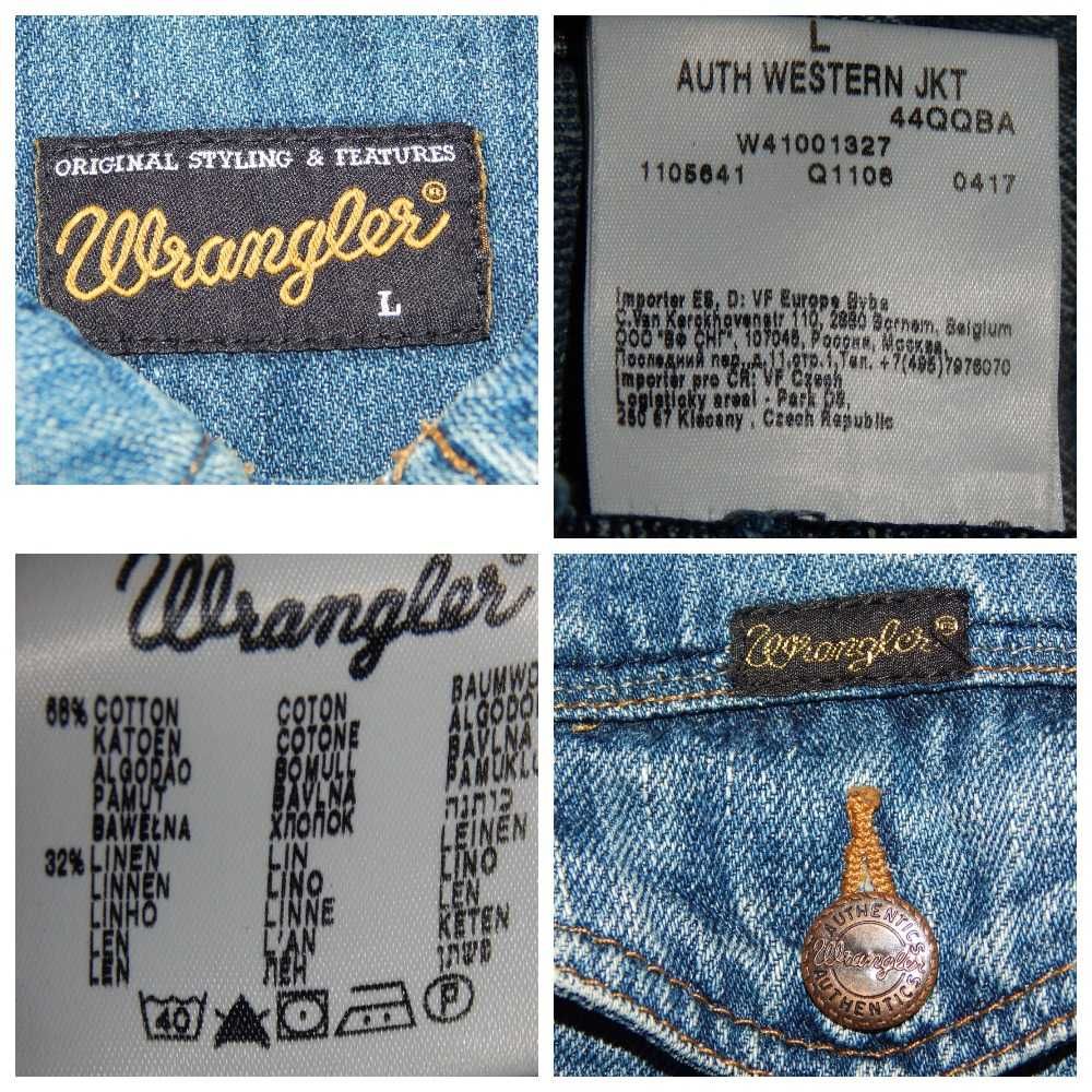 Куртка джинсовая из хлопка и льна Wrangler Western