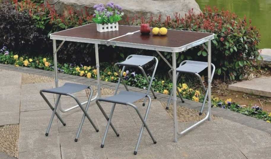 Стол для пикника +4 стула розкладний стіл для пікніку