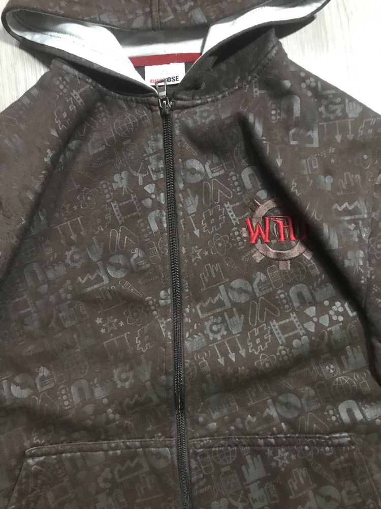 Zip hoodie dog nose rap sk8 archive y2k