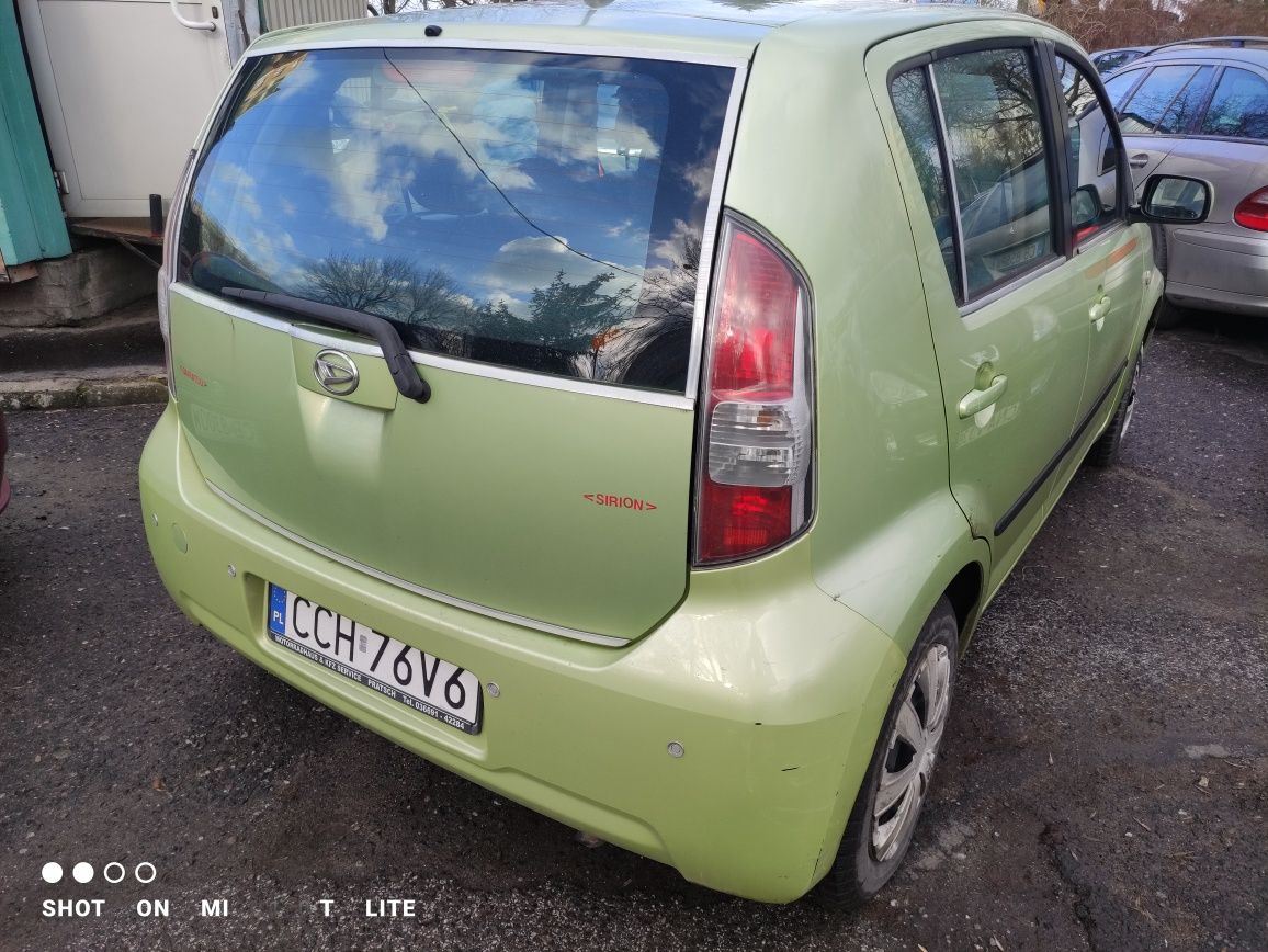 Daihatsu Sirion 2006 r 1.3 benzyna