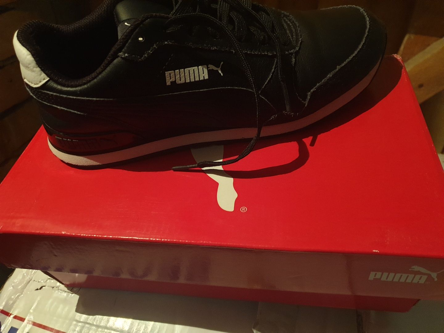 Buty Puma 39, wkładka 25 cm skórzane