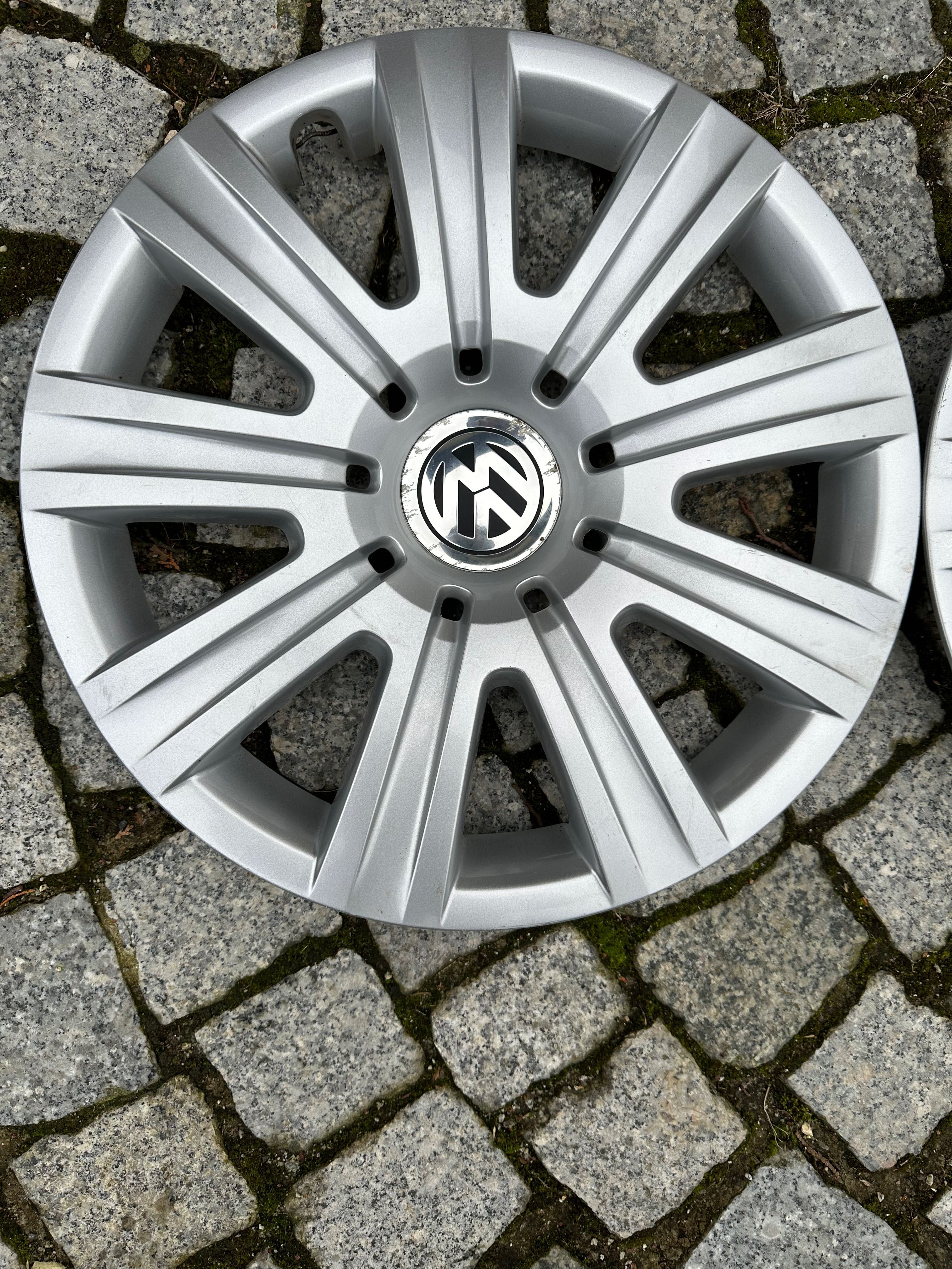 Oryginalne 2 Kołpaki Volkswagen 16” Golf Touran Passat Tiguan