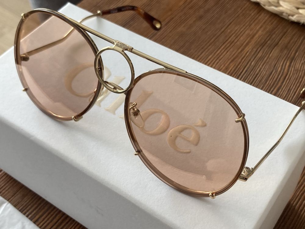 Chloe - okulary jak nowe, wymienne szkła komplet