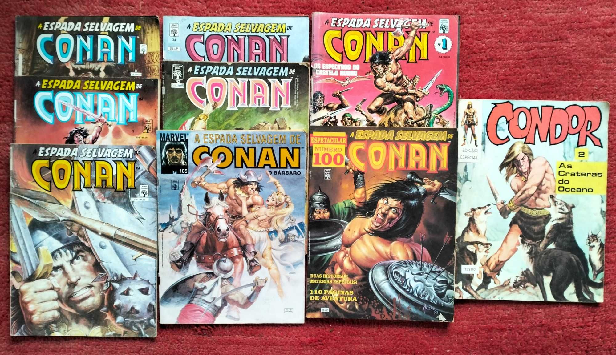 Conan, Condor e Zorro - BD várias revistas
