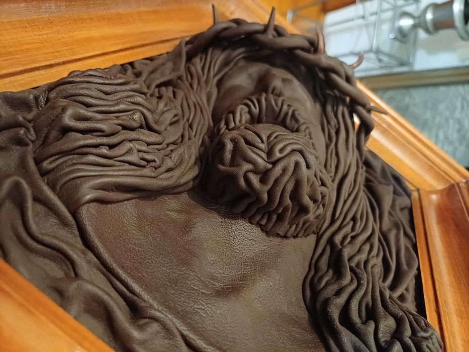 OBRAZ obraz jest ROBIONY ze skóry