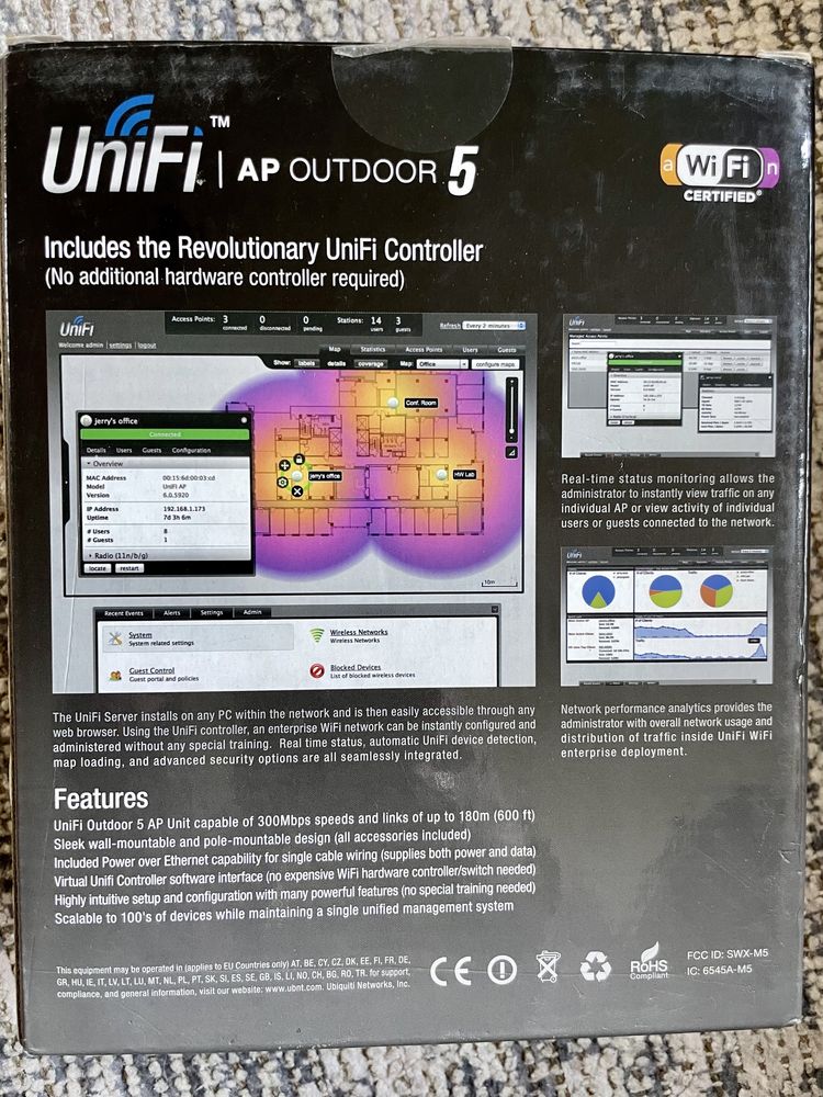 Ubiquiti (UAP-outdoor-5) UniFi ap-outdoor 5