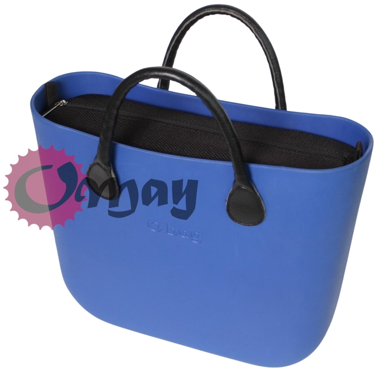EFEKTOWNY Organizer OBAG STANDARD czarna struktura 2 kieszenie OMAY