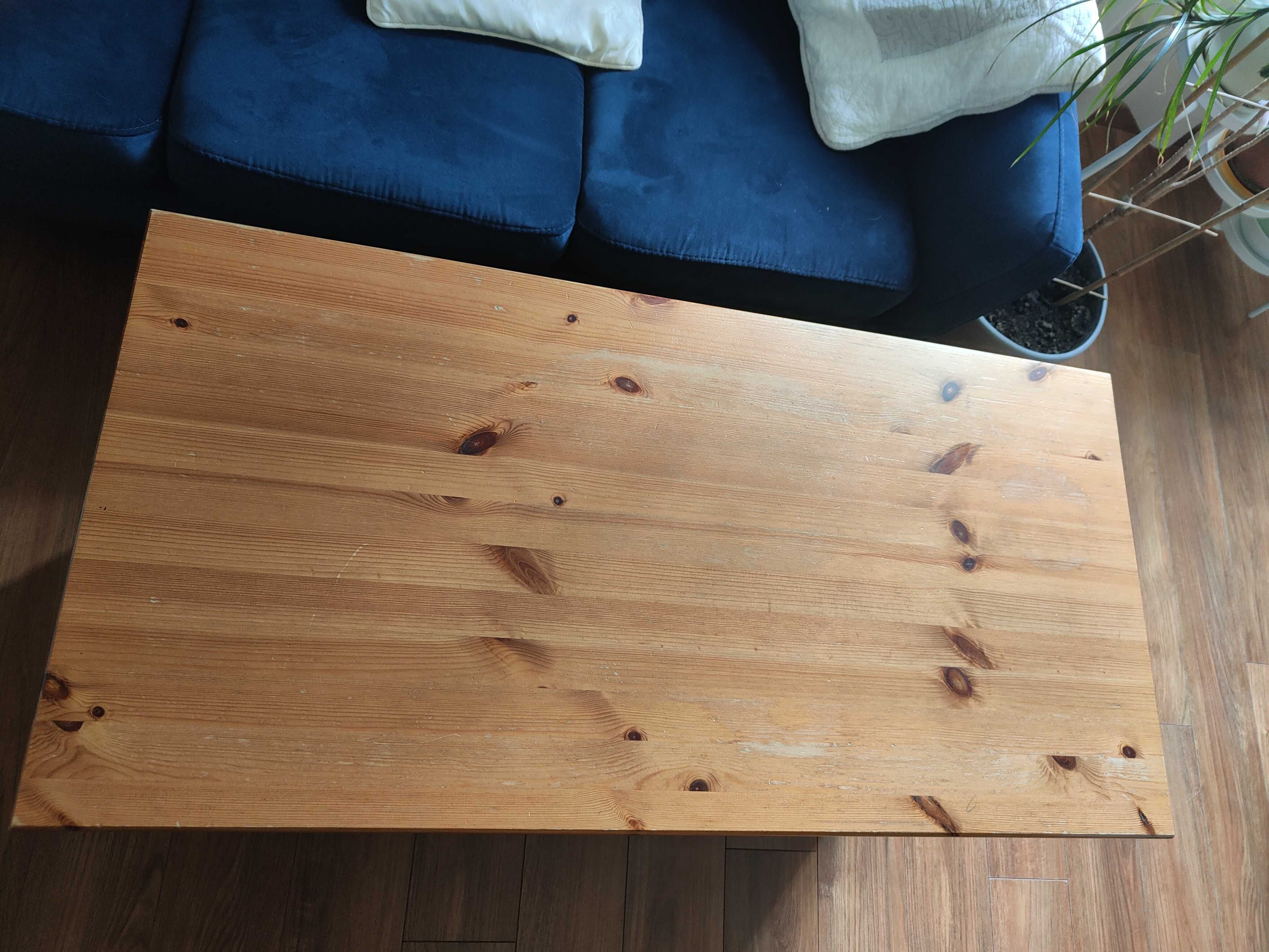 Stół kawowy drewniany Leksvik Ikea