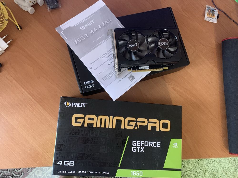 Palit gtx 1650 4gb GDDR6 в дуже гарному стані!