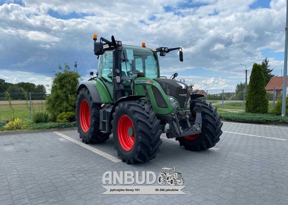 Fendt 516 Vario Nowe opony Zaczepy 514 Isobus 716
