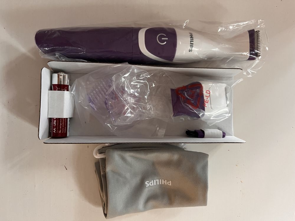 Philips Brt3 BRT383/15 Trymer, Fioletowy/Biały, 3 i 5 mm