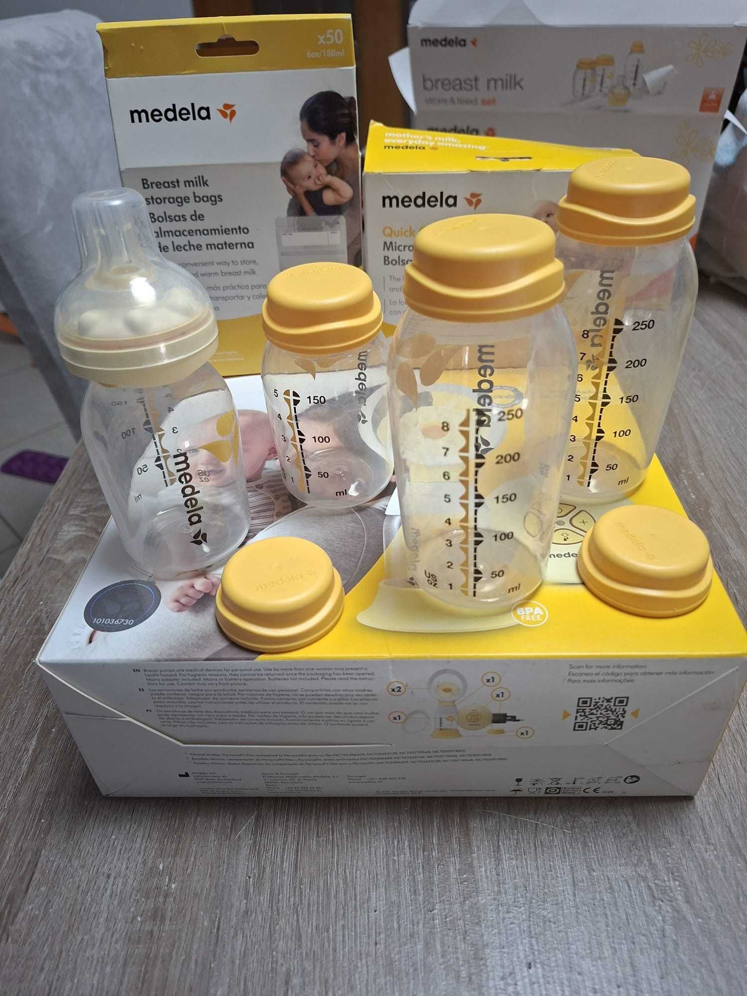 Bomba Medela + acessórios... como novo!